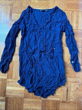 Women’s Navy Blue Swim Coverup Tunic